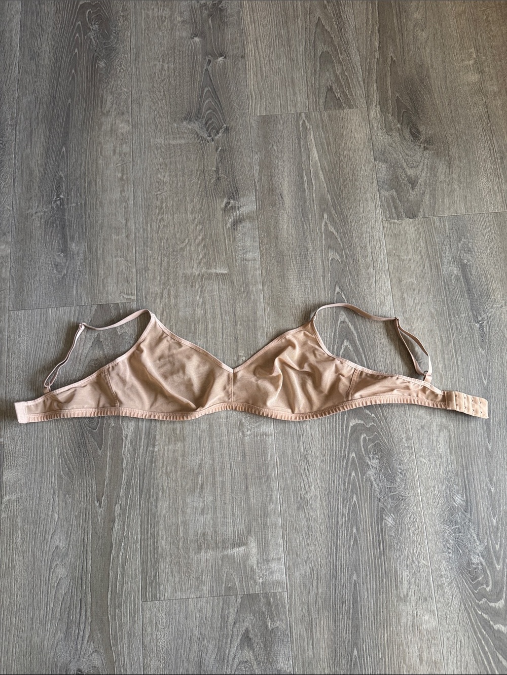 Negative Sieve Mesh Bra